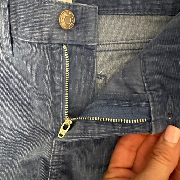 Gap Shorts NWT Corduroy Blue Frayed Hem Soft Stretch New With Tags Size 6 - Picture 4 of 10